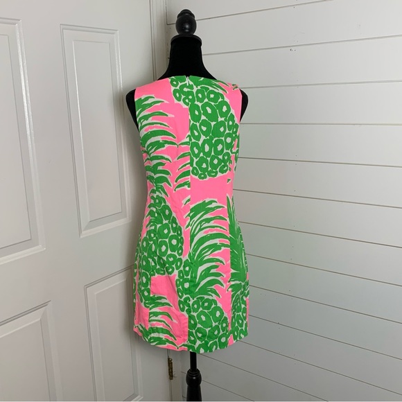 Lilly Pulitzer Pink Pout Flamenco Mila Shift Dress Woman’s size 8 resort wear - Picture 9 of 15